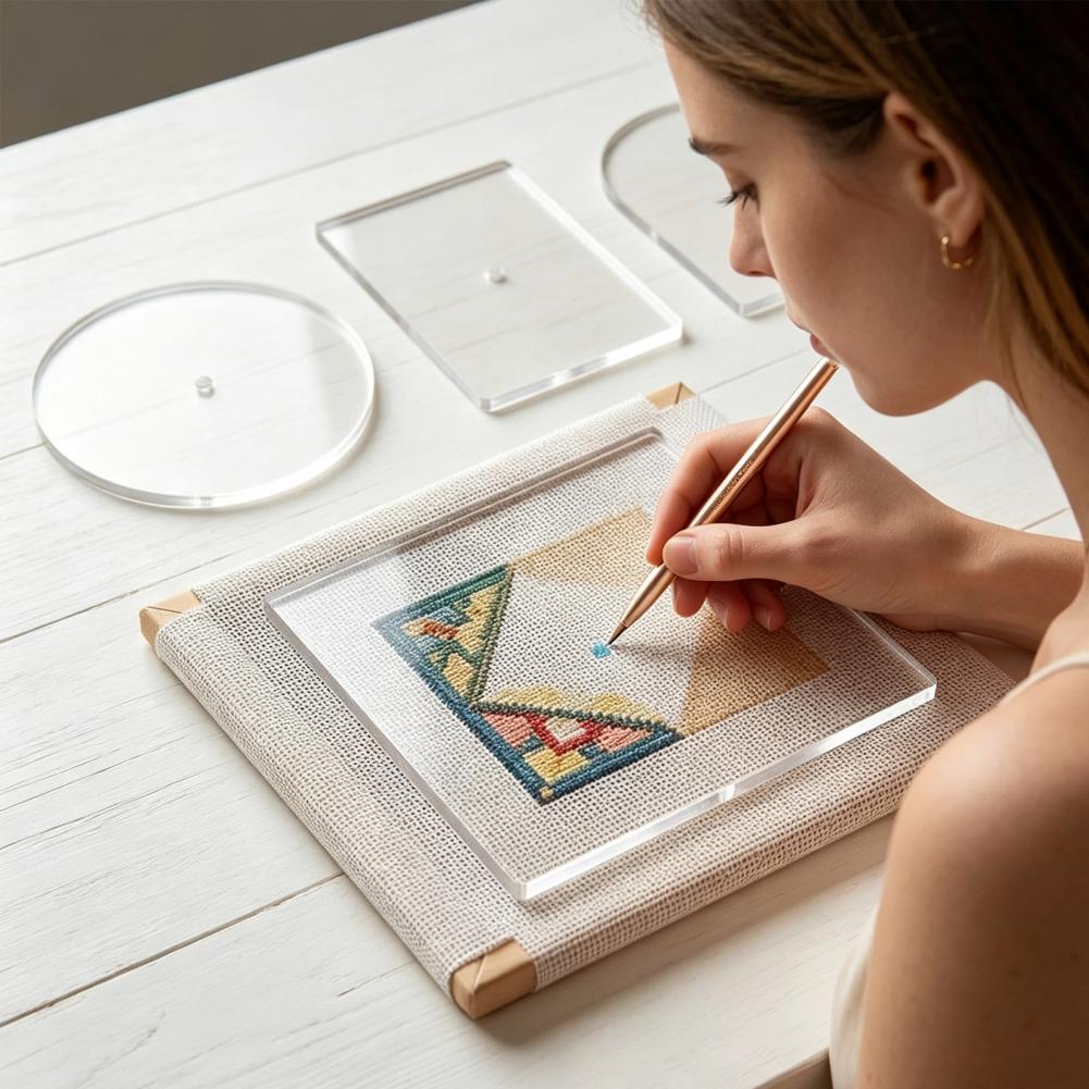Embroidery Canvas - مجموعة من 5 قطع قوالب أكريليك