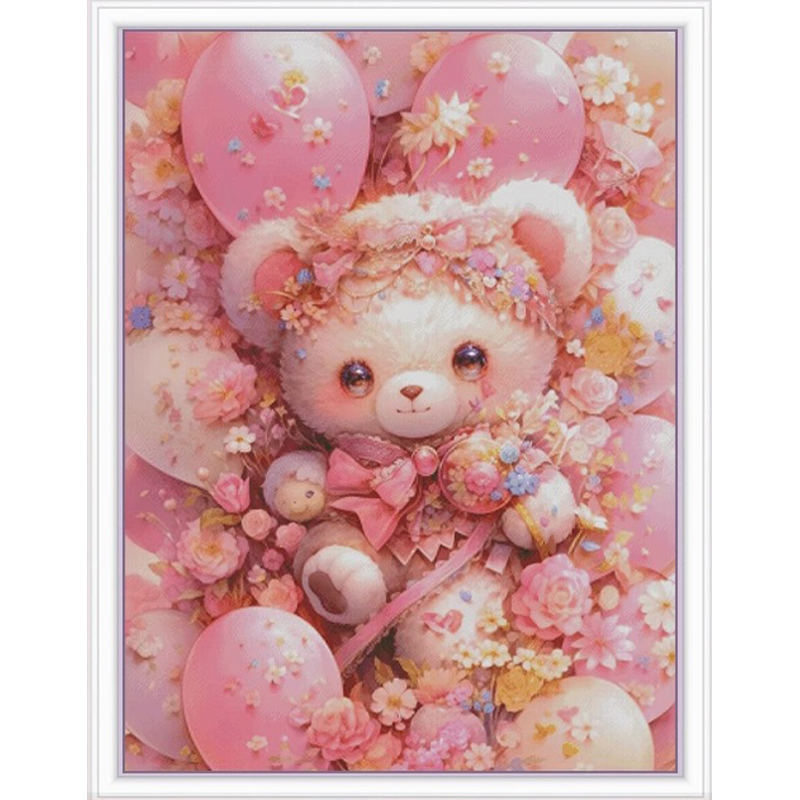 Embroidery Tas - ZZ3887 الدب 14CT 16CT مطبوعة على