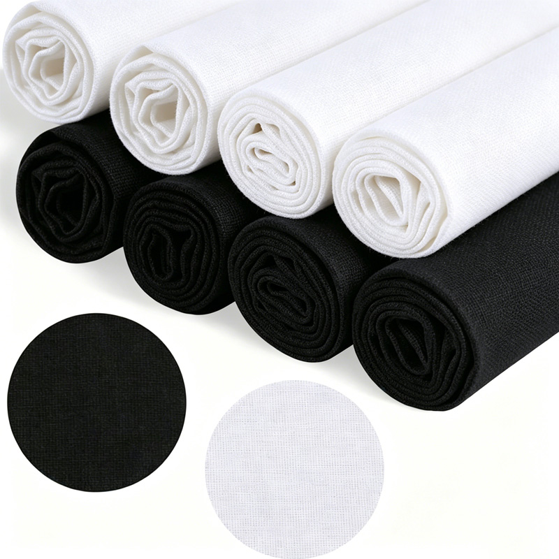 Embroidery Canvas - 8 قطع من قماش الكتان مقاس