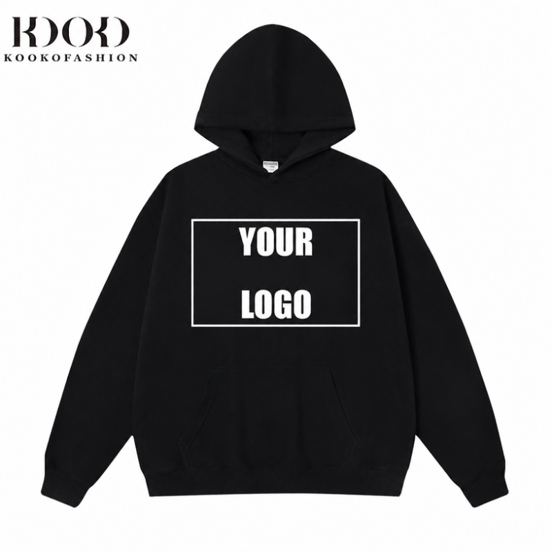 Embroidery Design Logo - صمم بنفسك سويت شيرت بقلنسوة مطبوع