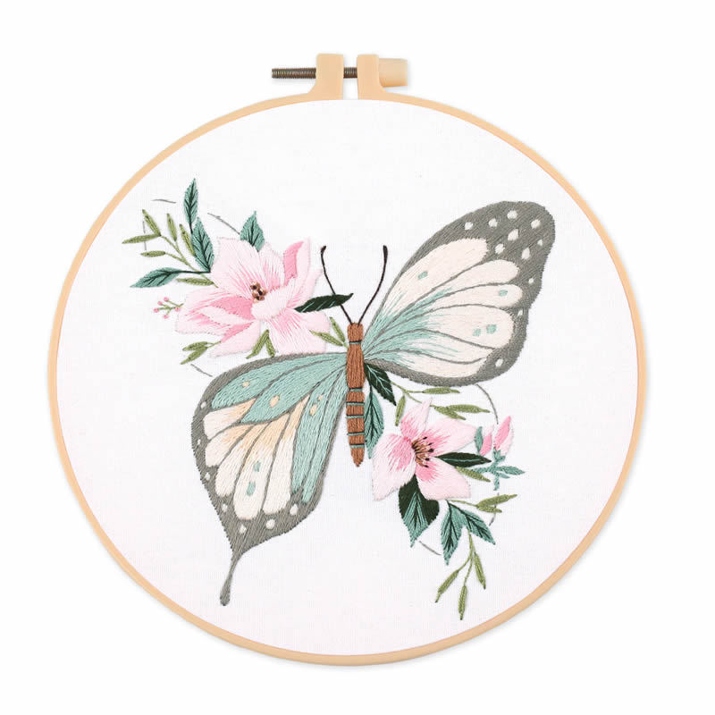 قطعة واحدة 20×20 سم (7.87 بوصة - مراجعة Embroidery Kit وسعره