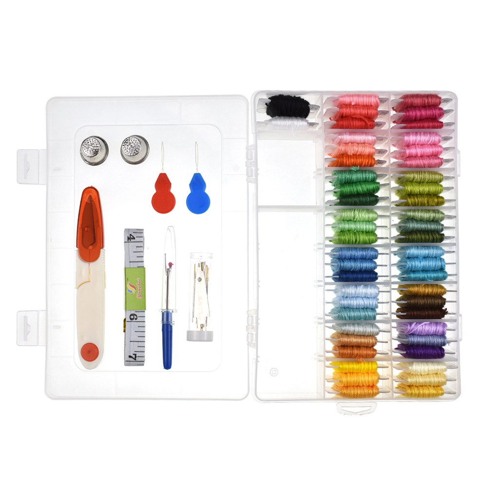 مجموعة تطريز متنوعة من 50 قطعة - مراجعة Embroidery Kit وسعره
