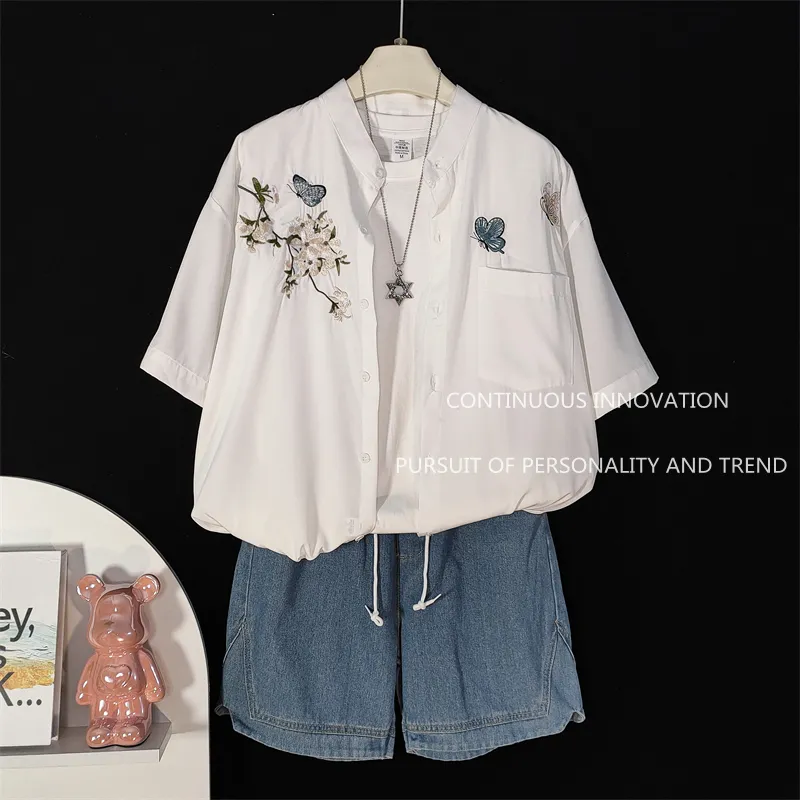 طقم رجالي من 3 قطع بتصميم صيني - مراجعة Embroidery Set وسعره
