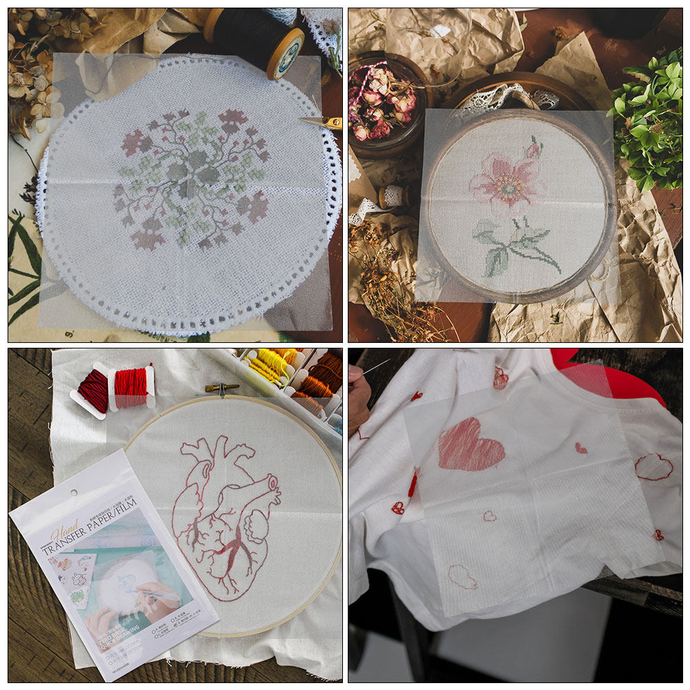 مجموعة من 8 قطع ورق تطريز قابل - مراجعة Embroidery Kit وسعره